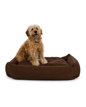 Fossflakes Hundeseng Brown Pinstripe