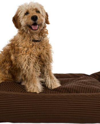 Fossflakes Hundeseng Brown Pinstripe