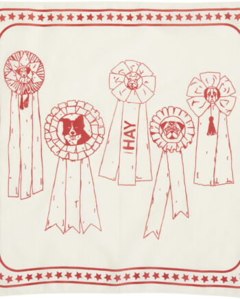 HAY Dogs Scarf55 x 55-off-white
