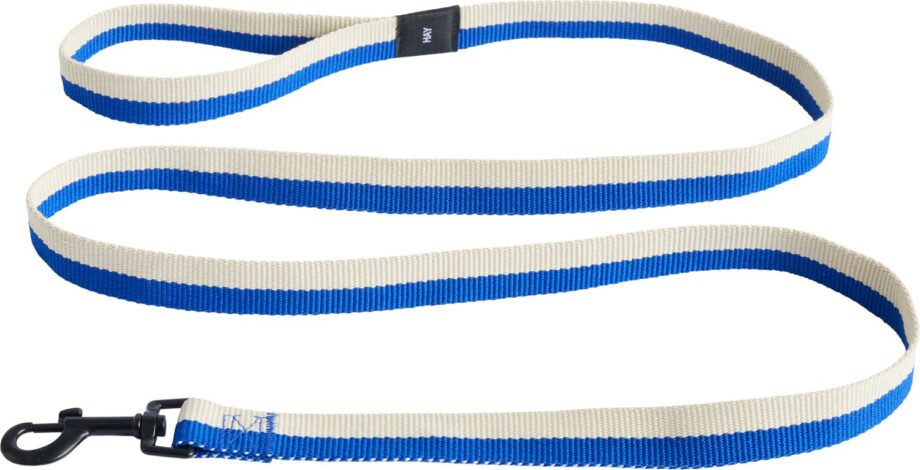HAY Dogs Leashflat M/l-blue, Off-w