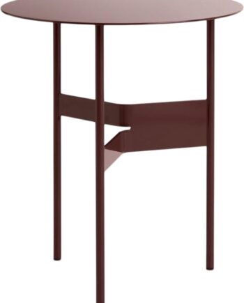 Shim Coffee Tableø45 x H51-bordeau
